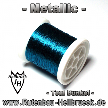 Bindegarn Metallic - Farbe: Teal DK  ( Dunkel ) -C-